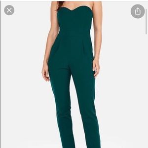 Emerald Express Strapless Jumpsuit